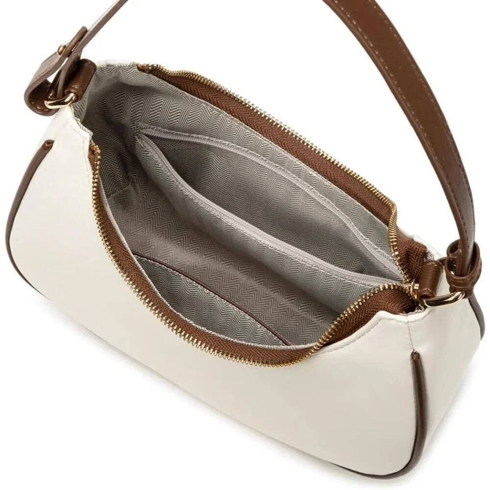 Crescent Shoulder Bag PU Leather Mini Clutch for Women Travel Casual